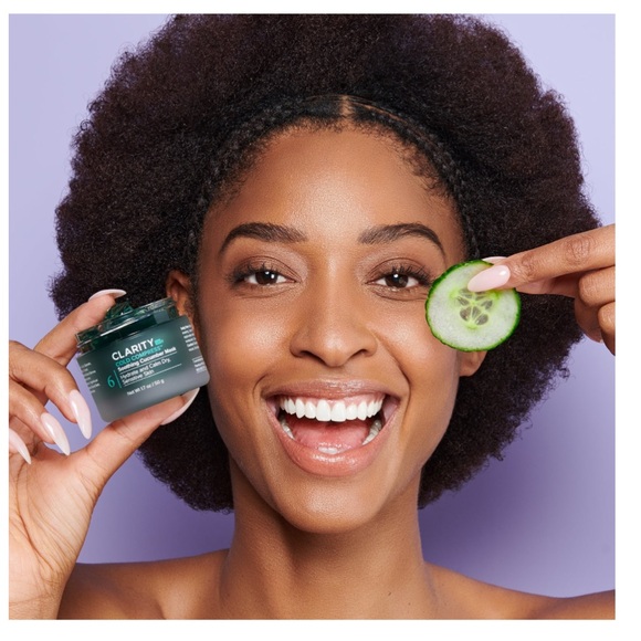 CLARITY RX Cold Compress Soothing Cucumber Mask *NEW* - Picture 4 of 7